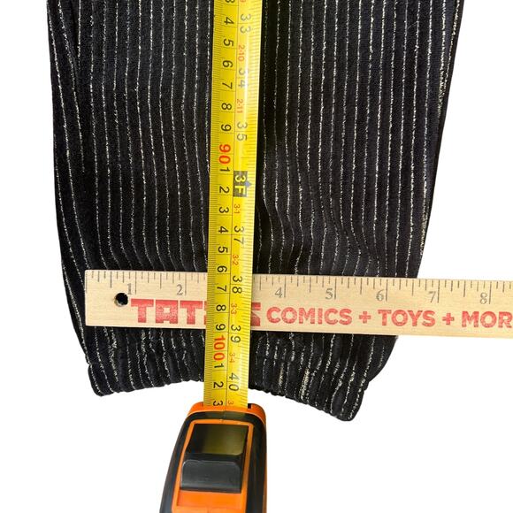 Disney 50th Anniversary Luxe Velour Spirit Jersey Jogger Pants Black Gold, M NWT - Picture 7 of 8